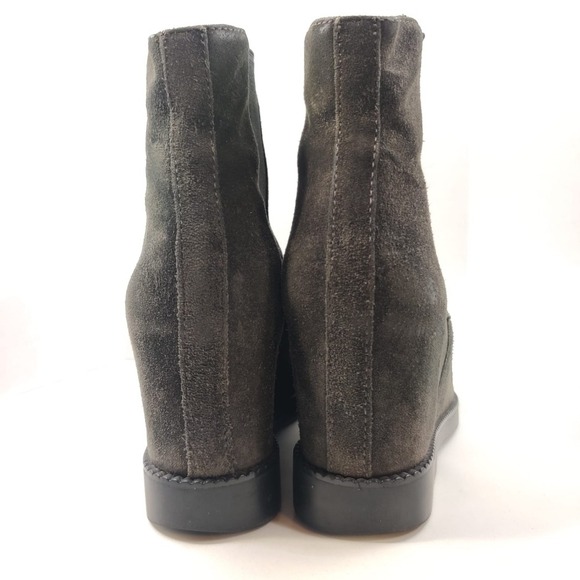 ASH Gong Bistro Suede Leather Wedge Chelsea Boots Women's Size EUR‎ 36 - Picture 12 of 16